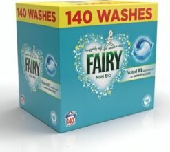 【Stock Clearance】Fairy Non Bio Pods. 140 Washes. Laundry Detergent. Washing Liquid Tablets/Capsules