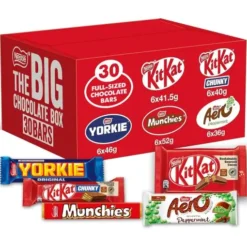 【Summer Sale】Nestlé 30x Chocolate Bars The Big Variety Box (1.3Kg)