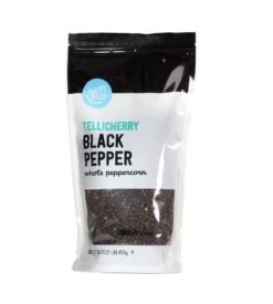 Happy Belly Tellicherry Black Pepper. Whole Peppercorn. 16 Ounces