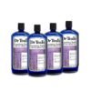 Dr Teal-s Foaming Bath with Pure Epsom Salt. Soothe & Sleep with Lavender. 34 fl oz (Pack of 4)
