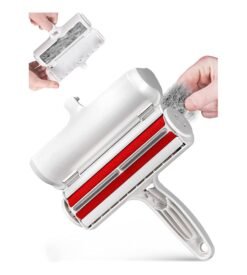 ChomChom Pet Hair Remover ?C Reusable Cat and Dog Hair Remover for Furniture. Couch. Carpet. Car Seats or Bedding ?C Portable. Multi-Surface Lint Roller and Fur Removal Tool