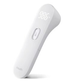 iHealth No-Touch Forehead Thermometer. Digital Infrared Thermometer for Adults and Kids. Touchless Baby Thermometer. 3 Ultra-Sensitive Sensors. Large LED Digits. Quiet Vibration Feedback. Non Contact
