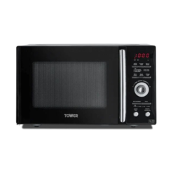 Tower KOR9GQRT Digital Microwave with 5 Pre-set Autocook Functions. Defrost Function. 900W. 26L. Black