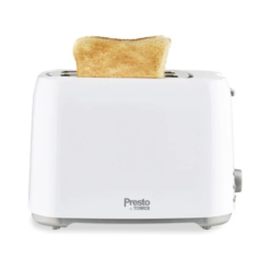 Tower PT20055WHT Presto 2 Slice Toaster. White