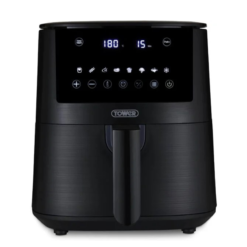 Tower T17147 Vortx 4.2L Digital Air Fryer with 8 Cooking Presets. 60 Minute Timer. 1400W. Black