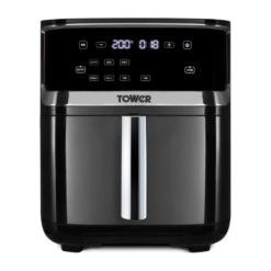 Tower T17101 Vortx 7-in-1 Air Fryer with Combo-Steam Technology. 7L. 1700W. Black