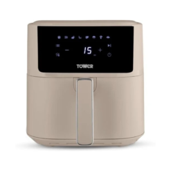 Tower T17169MSH Vortx Air Fryer with Digital Control Panel. 8 Pre-Set Cooking Functions. 1700W. 6L. Latte