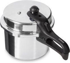 Tower Hi Dome Aluminium Pressure Cooker. 6L. Silver
