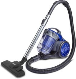 Tower T102000 TXP10 Cylinder Vacuum Cleaner 700 W 2-in-1. Includes Crevice Tool. HEPA Filter. Blue. 2 Litre Capacity