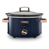 Tower T16042MNB Cavaletto 3.5 Litre Slow Cooker with 3 Heat Settings. Cool Touch Handles. Removable Dishwasher Safe Pot. Up to 4 Portions. Midnight Blue and Rose Gold