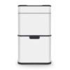 Tower T938021WHT Ozone Recycling Sensor Bin. 50L. Complete Recycling System. Hands Free Opening. Carbon Filter. White