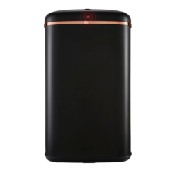 Tower T838010BLK Cavaletto Square Sensor Bin. 58L. Black and Rose Gold
