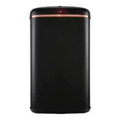 Tower T838010BLK Cavaletto Square Sensor Bin. 58L. Black and Rose Gold