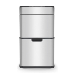 Tower T938021SS Ozone Recycling Sensor Bin. 50L. Complete Recycling System. Hands Free Opening. Carbon Filter. Stainless Steel