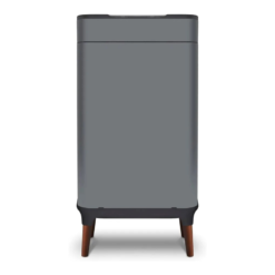 Tower T938022GRY Ozone Sensor Bin with Legs. Large 65L. Hands Free Opening. Carbon Filter. Grey