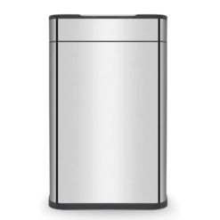 Tower T938023SS Ozone Sensor Bin. Large 60L. Hands Free Opening. Carbon Filter. Stainless Steel