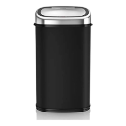 Tower T80900 Kitchen Bin with Sensor Lid. Touchless for Hygienic Waste Disposal. Infrared Technology. 58 Litre. Black