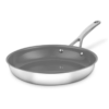 Sur La Table Tri-Ply 28cm Frying Pan. 10x Stronger Superior Ceramic Coating. Induction Compatible. Stainless Steel. SLT900236
