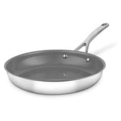 Sur La Table Tri-Ply 30cm Frying Pan. 10x Stronger Superior Ceramic Coating. Induction Compatible. Stainless Steel. SLT900237