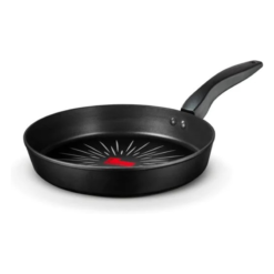 Tower T800302 SmartStart Forged 30cm Aluminium Frying Pan with Easy Clean Aeroglide Non-Stick. 8x Stronger. Induction Compatible. Oven Safe. Long Lasting. PFOA Free. Black