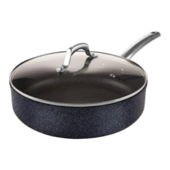 Tower T800033 Trustone Pro 28cm Non-Stick Multi-Pan. Stone-infused Titanium. Cast Steel Handle. Violet & Black . 4.5 litres