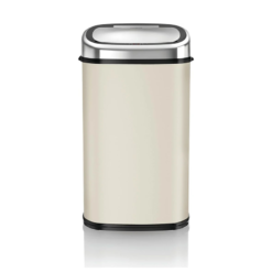 Tower T80903 Kitchen Bin with Sensor Lid. Automatic Soft-Close. Manual Override. Almond. 58 Litre. 27.4 x 40.2 x 70.9 cm